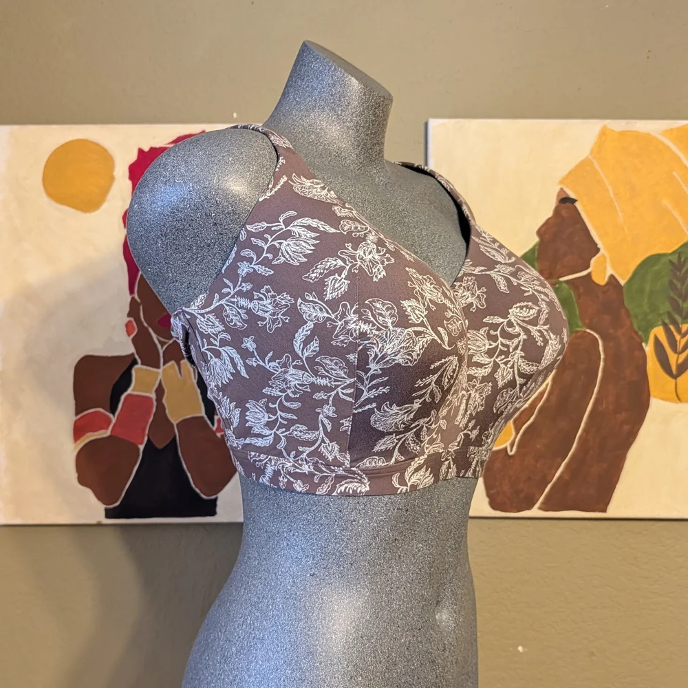 Floral Lace Women's Bra - Picture 2 of 9